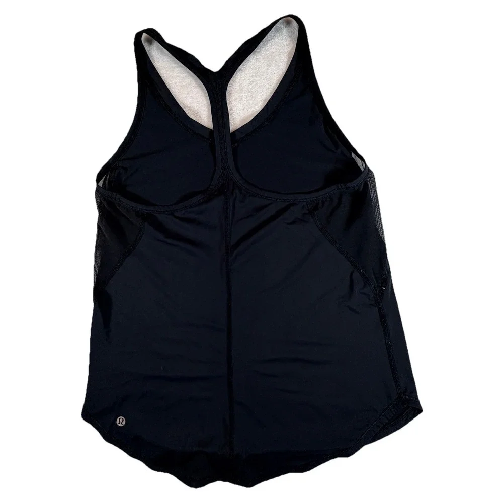 Lululemon Tank Top Women's Sz XS Black Athletic Shirt Run Gym Racerback Sport